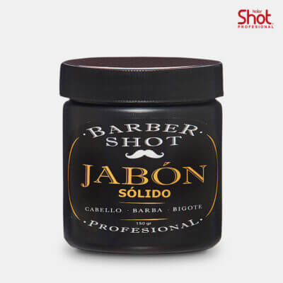 Barber Shot Profesional | Jabón sólido para Cabello, Barba y Bigote