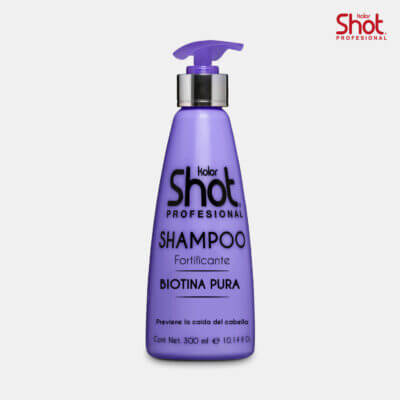 Kolor Shot Profesional | Limpieza y Cuidado - Shampoo Fortificante Biotina Pura